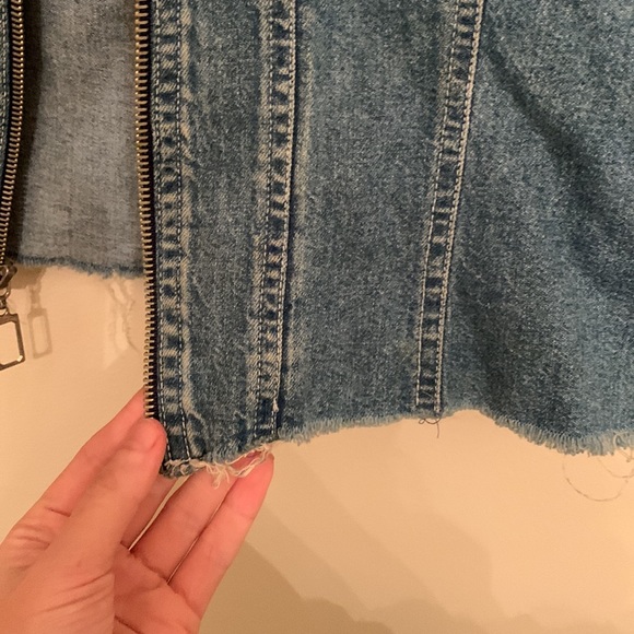 Super cute vintage denim crop shirt - Picture 3 of 4